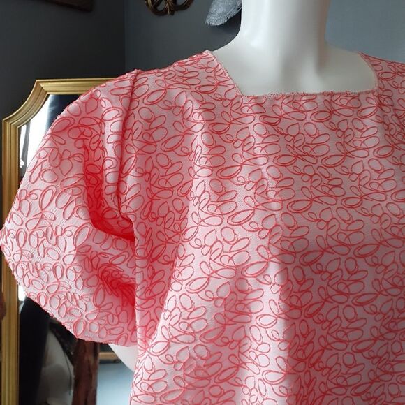 NWT Handmade Puff Sleeved Mini Dress - Picture 8 of 14